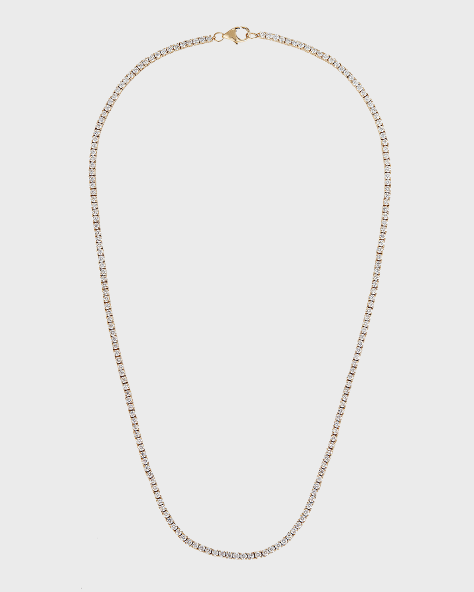 Flawless Diamond Tennis Necklace